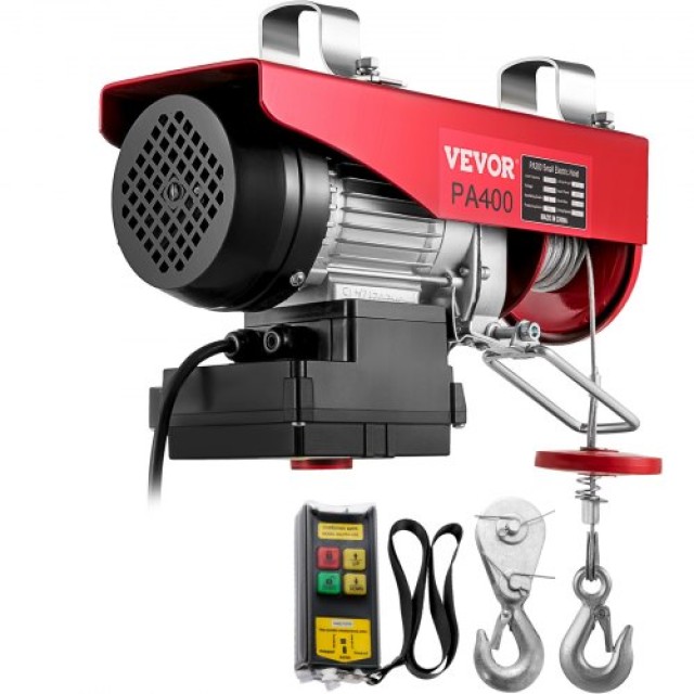 Ηλεκτρικός Γερανός VEVOR 880 lbs με Ασύρματο Χειριστήριο  YKGSSD880220V838TV2
