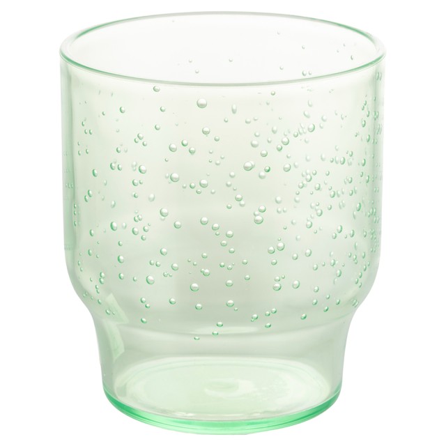 Villa DEste  Σετ 6τμχ 325 ml με φυσαλίδες, ανοιχτό πράσινο από πλαστικό MS Cactus Bubble Unico 5922534