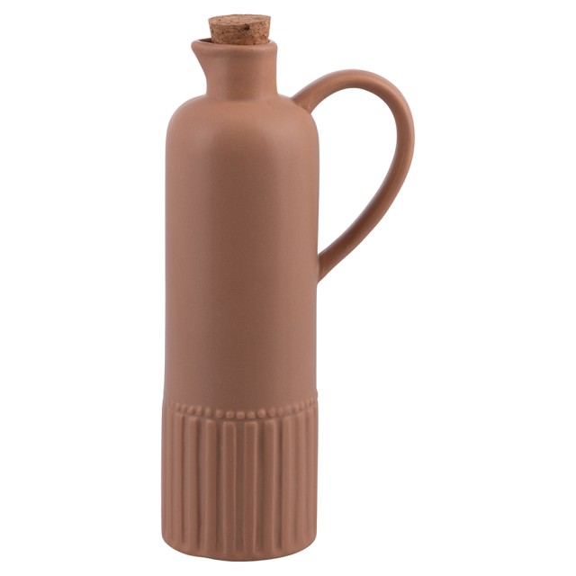 Villa dEste Home Κεραμικό Δοχείο Λαδιού 635 ml με Φελλό Terra 4 Τόνων 5910774