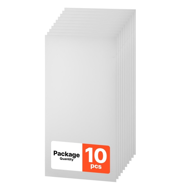 VEVOR Πλακίδια Ψευδοροφής PVC 605x1210 mm Λευκά, 10 τεμ. PVCFPB2448INSZY8K001V0