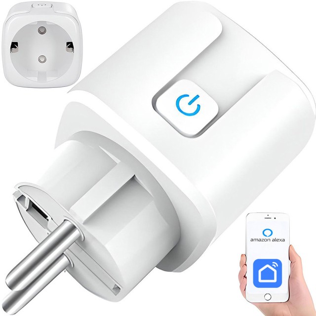 Πρίζα Smart WiFi με Χρονοδιακόπτη 16A – Συμβατή με Alexa & Google Assistant 5907451341841 Verk Group