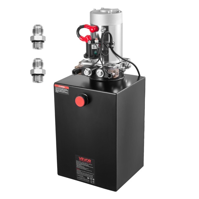 VEVOR Υδραυλική Μονάδα 20L, Διπλής Ενέργειας, 22 MPa, 3.4 L/min, 12V DC 12VSZYFXJSYXS4T34001V9