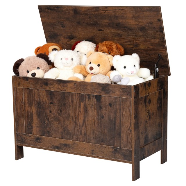 VEVOR Παιδικός Πάγκος Αποθήκευσης με Ξύλινη Κατασκευή και Καφέ Φινίρισμα XTETCWDFGZWKOAG0T001V0