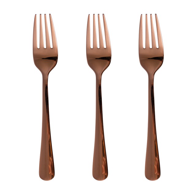 Galileo Σετ 3 Ματ Χάλκινες Ανοξείδωτες Πιρούνες 5TH Avenue 5912405