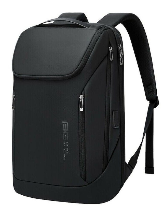 BANGE Αδιάβροχη Τσάντα Πλάτης Laptop 15.6 με Θύρα USB - Μαύρη 2517-Black