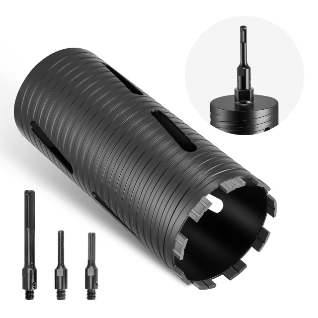 VEVOR Διαμαντοτρύπανο Κορωνάκι 102mm, Βάθος 241mm, Σπείρωμα M16 QXZT1JM164INDZ42Q001V0