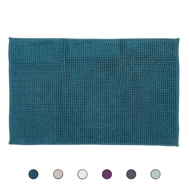 Galileo Χαλάκι μπάνιου 60x90 cm από μικροΐνες με αντιολισθητική βάση Sibilla 2197060 Τυχαία Επιλογή Χρωμάτων