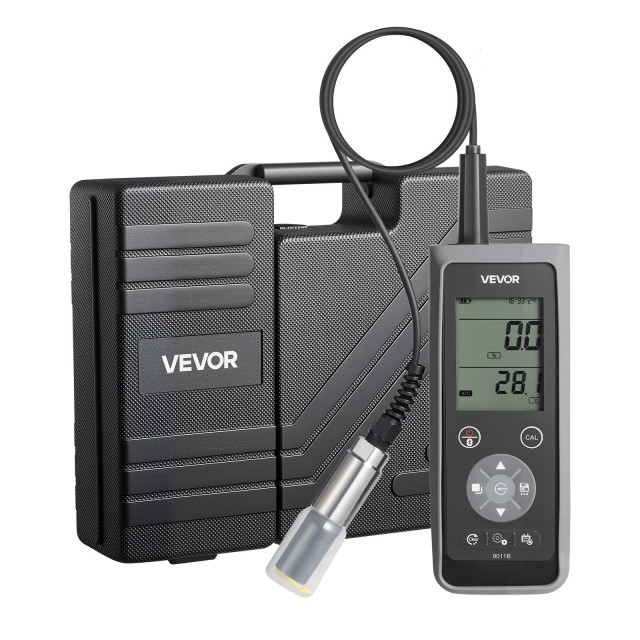 VEVOR Φορητό Οξύμετρο Οξυγόνου, Εύρος Μέτρησης 0,0-50,0 mg/L, 4 m Καλώδιο, 8,5 x 3,1 x 2,2 ίντσες BXSRYJBXS005SOMVE001V9