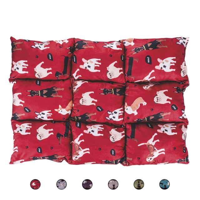 Galileo Ταπέτο σκύλων 60x50 cm με καπιτονέ επιφάνεια και αντιολισθητική βάση Duppid 5919579 Τυχαία Επιλογή Χρωμάτων