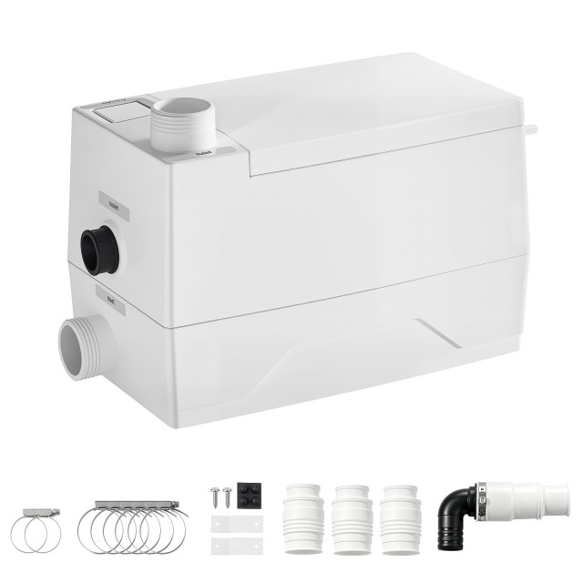VEVOR Αντλία Αποχέτευσης Νεροχύτη 350W 7200 L/h 8 m με 3 Εισόδους HSBSDFL300W357O5I001V2