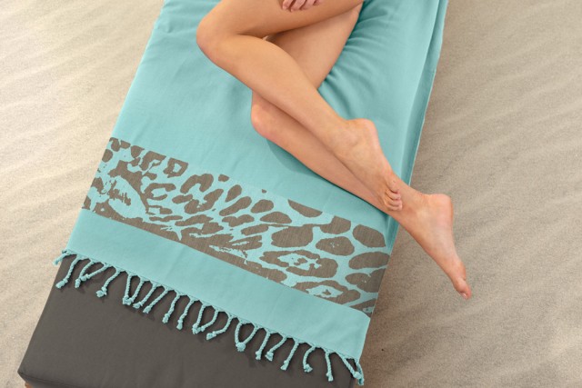 Guy Laroche Πετσέτα Θαλάσσης - Παρεό Pestemal 24 Aqua 90x170 ,1130030125055
