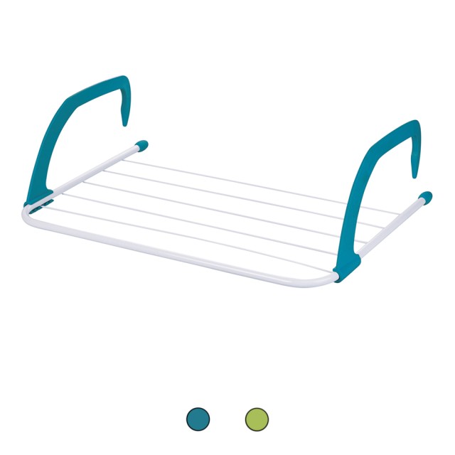 Galileo Απλώστρα μπαλκονιού και εσωτερικού χώρου με 2 γάντζους και 5 σχοινιά 54x34 cm Sordine 2188215 Τυχαία Επιλογή Χρωμάτων