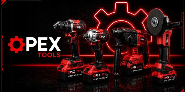 Verk Group Opex Tools Κρουστικό Δραπανοκατσάβιδο Μπαταρίας Brushless 21V με 2 Μπαταρίες 3Ah και Βαλίτσα 5907451391419
