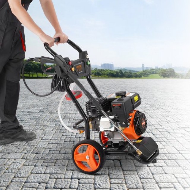 VEVOR  Πλυστικό Μηχάνημα Βενζίνης 3950 PSI 10L/λεπτό 2.6 GPM με 5 Ακροφύσια για Αυτοκίνητα RYGYQXJTBLS1HKY35V0