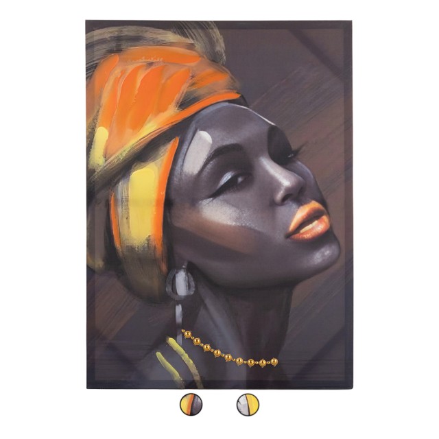 Galileo Ζωγραφισμένος καμβάς 50x70 cm Afrika Sibilla 5920444 Τυχαία Επιλογή Χρωμάτων