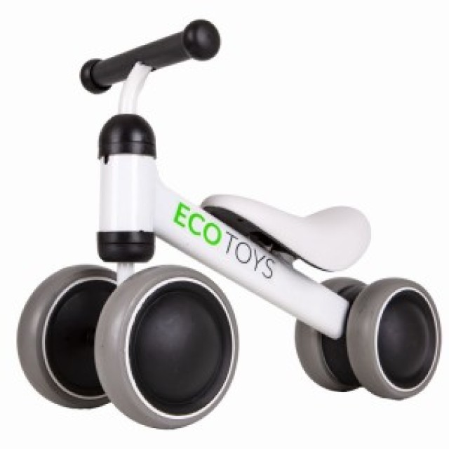 ECOTOYS Ποδήλατο Ισορροπίας  Εκμάθησης για Παιδιά Λευκό  JM-118-White