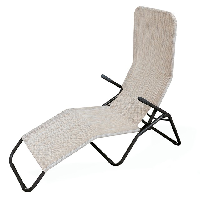 Galileo Dondolina από ανθρακούχο χάλυβα, PVC και πολυεστέρα, πτυσσόμενη και εξοικονόμησης χώρου, σε χρώμα ελεφαντόδοντου mélange Est 5901433