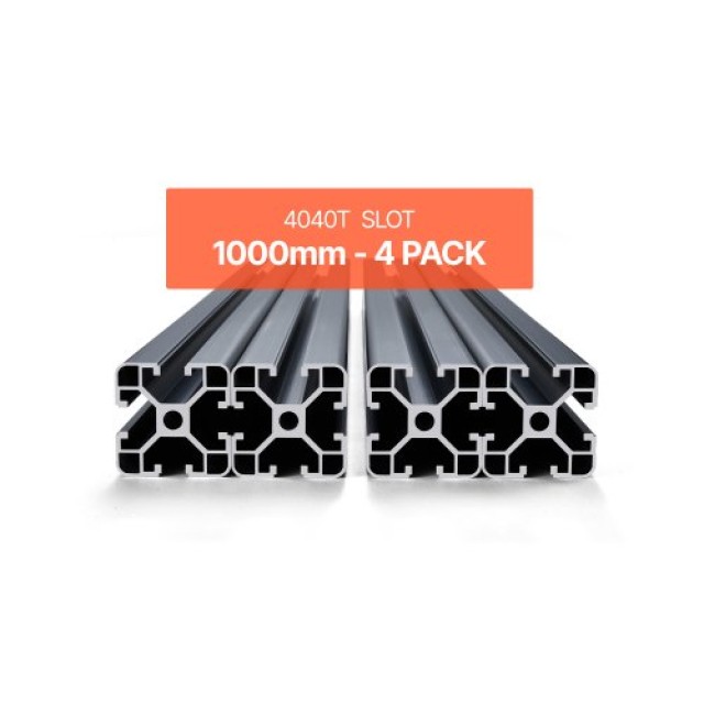 VEVOR 4PCS 1000mm T Slot 4040 Aluminum Extrusion Anodized Rail 4040OBLXCDG4J3XBI001V0