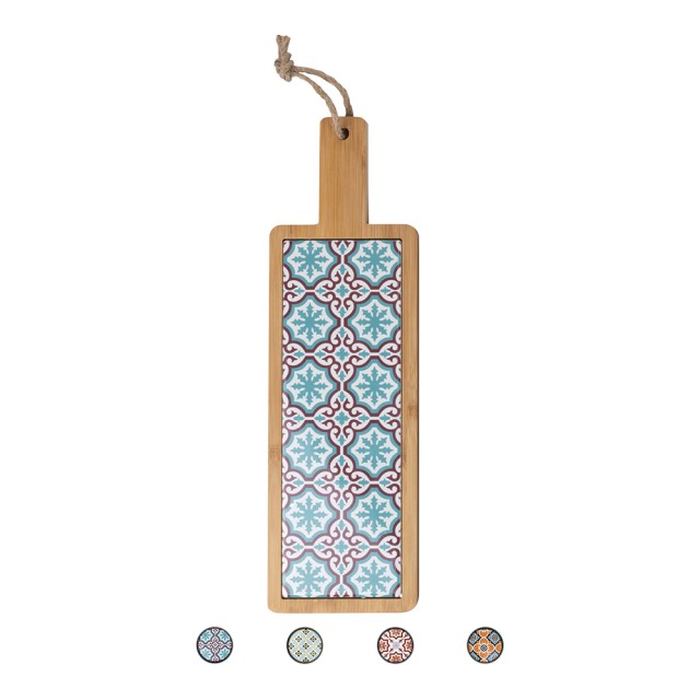 Villa DEste  Ορθογώνιο πλακίδιο  από κεραμικό και μπαμπού Valladolid 5905263 Τυχαία Επιλογή Χρωμάτων