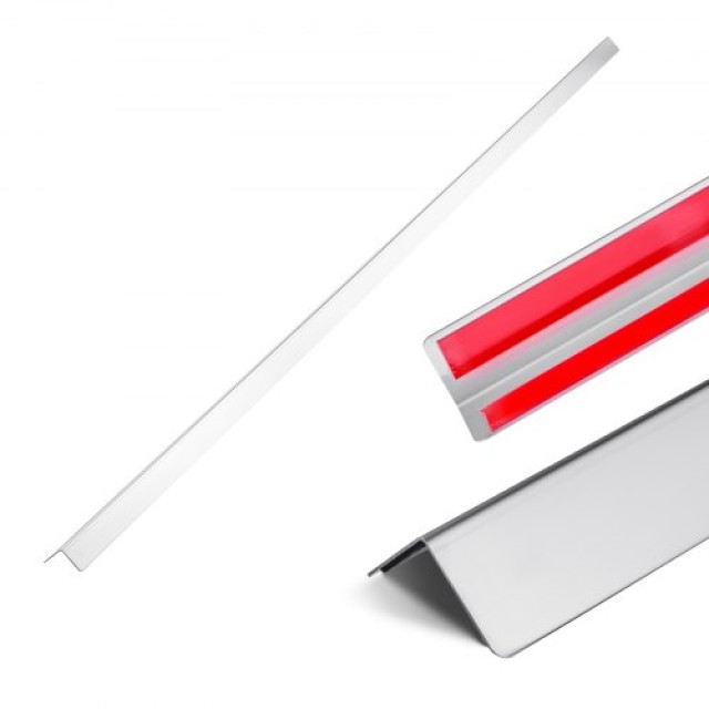 VEVOR Σετ 10 Προστατευτικά Γωνιών Τοίχου Ανοξείδωτα 38x38x2436mm με Ταινία 3M BXGHJ1BXG10PTDGV3001V0