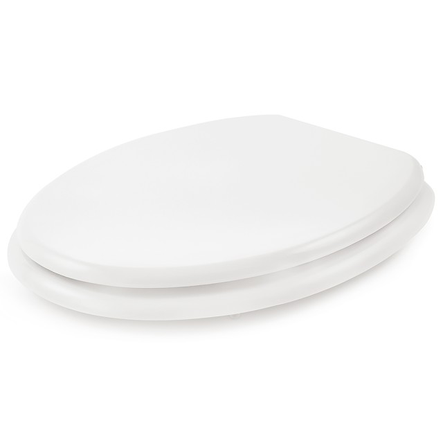 Galileo Καπάκι WC γενικής τοποθέτησης από ξύλο MDF σε Λευκό χρώμα 2147027