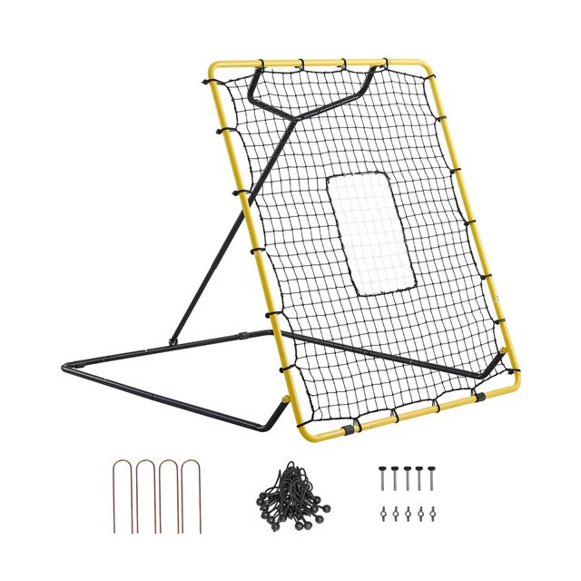 VEVOR Δίχτυ Επιστροφής Baseball/Softball 1230 x 1393 mm με 4 Ρυθμιζόμενες Γωνίες και Στόχο Strike Zone BQHDWJDKD445BMLCB001V0