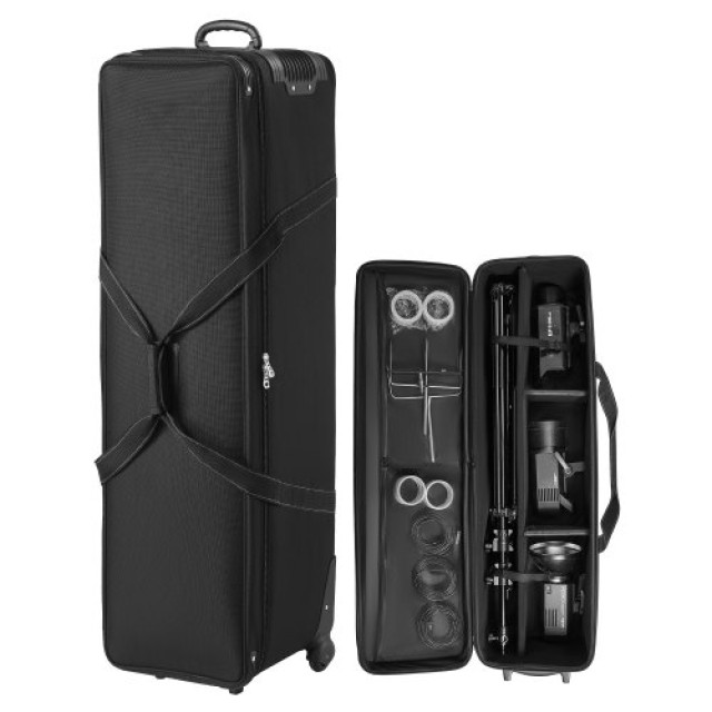 VEVOR Τροχήλατη Θήκη Εξοπλισμού Στούντιο 131x36.5x38cm για Κάμερες SYSBLGX1680DRFVCJV0