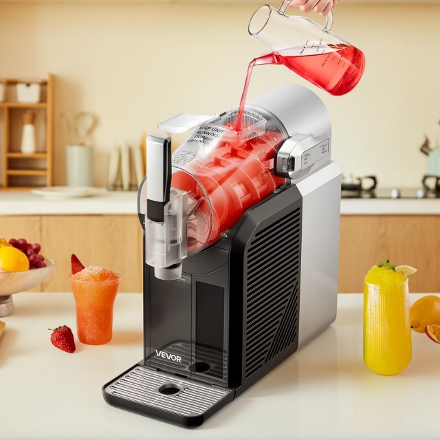 VEVOR Μηχανή Slushie 2L Χωρίς Πάγο, με 6 Προγράμματα και Αυτοκαθαρισμό MNXRJ12LDGLE3AAQT001V2