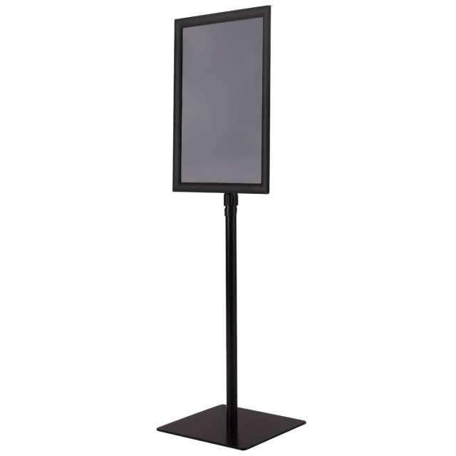 Costway Ρυθμιζόμενη Επιδαπέδια Στήλη Αλουμινίου A3 78,5 cm - 123 cm CB10735BK-2