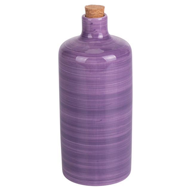 Villa DEste  Κυλινδρική φιάλη λαδιού 866 ml από κεραμικά με φελλό Drama Queen Tinte Uniche 5921802