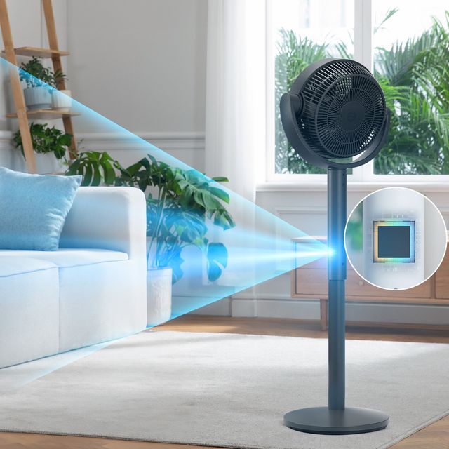 Levoit Επιδαπέδιος Ανεμιστήρας Ορθοστάτης Levoit Smart Pedestal Fan Τηλεχειριστήριο & 12 Ταχύτητες Γκρι LPF-R432-AEUR