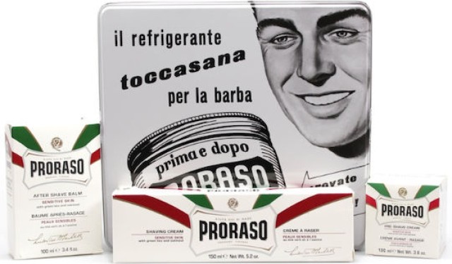 Proraso Σετ Περιποίησης για Γένια Toscana με Pre-shave Cream 100ml, Shaving Cream 150ml & After Shave Balm 100ml 8004395003600