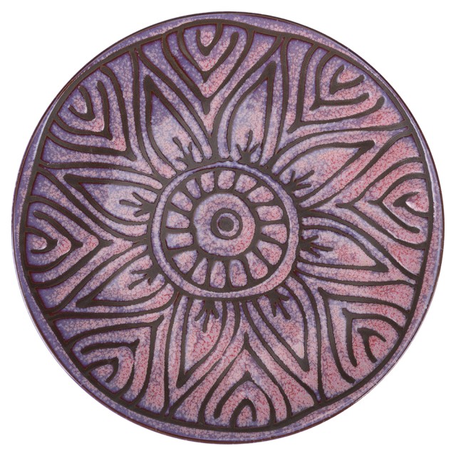 Villa DEste  Σετ 6τμχ Πιάτο επίπεδο 22 εκ. από κεραμικό σε boho chic στυλ Reactive 2188734