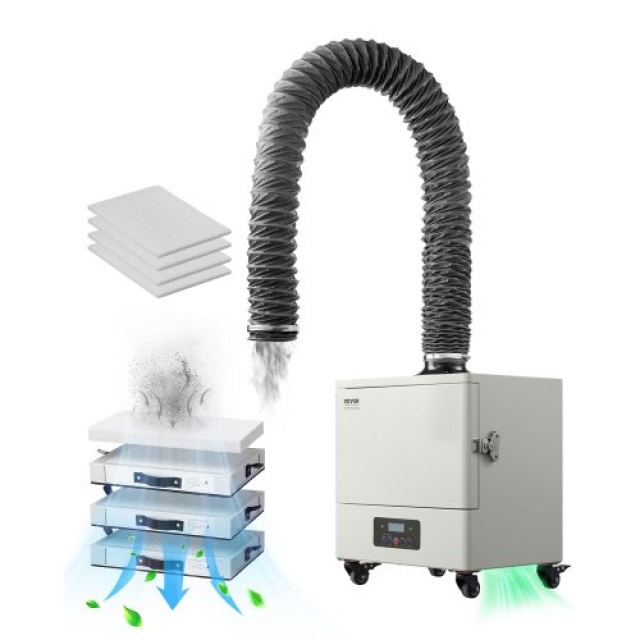 VEVOR Εξαγωγέας Καπνού 459 m³/h 280W με 10 Επίπεδα Ταχύτητας PYJQDDY450LFT0DSYV2