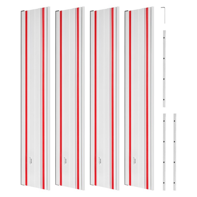 VEVOR Οδηγός Σιδηροτροχιάς με Εύρος Κοπής 2794 mm Σύνδεση για Makita, Festool & WEN Σκυλοκοπές GDJDG700MM4J8NTZM001V0