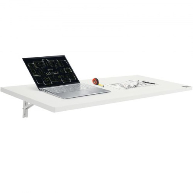 Πτυσσόμενο Επιτοίχιο Γραφείο 1200 x 500 x 202 mm Λευκό BGSGZZPMBHB4VPYF8V0 VEVOR