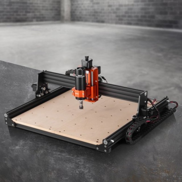 VEVOR Μηχάνημα CNC Router 400x400x60mm, 300W, 3 Άξονες GRBL, 1200RPM, με Offline Controller για Ξύλο, Ακρυλικό, MDF, PVC, Πλαστικό Αφρό SKDKJ4040CM04TPDJV2