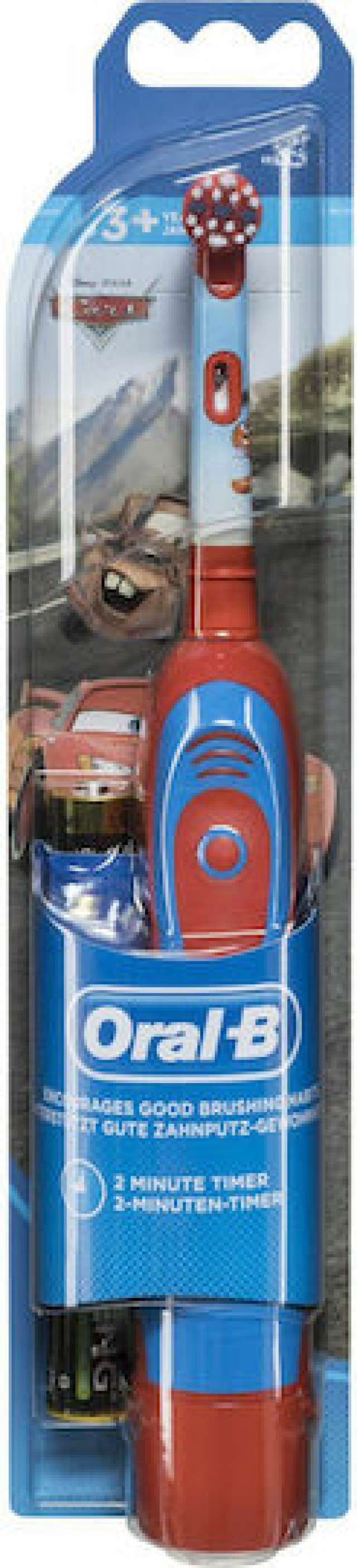 Oral-B Ηλεκτρική Οδοντόβουρτσα Stages Power Cars για Παιδιά 3+ Ετών - Κόκκινη 4210201293873-Cars
