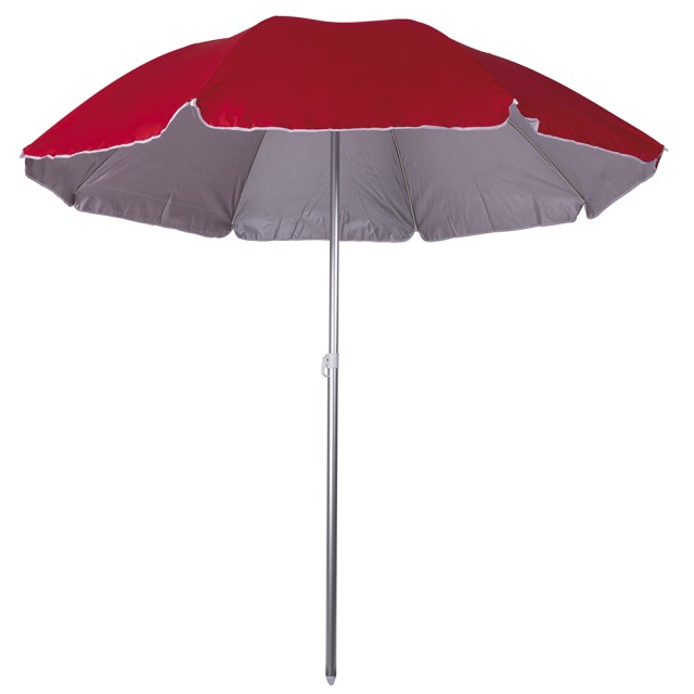Galileo Ομπρέλα θαλάσσης 220 m από αλουμίνιο με 8 ενισχυμένες ακτίνες από υαλοΐνες και ασφαλές μπλοκάρισμα Soleil Est 2192726 Τυχαία Επιλογή Χρωμάτων