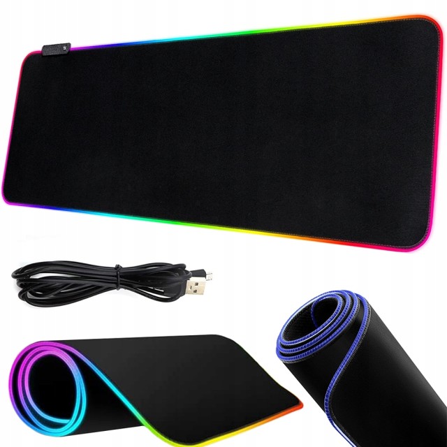 Verk Group Φωτιζόμενο Gaming Mouse Pad LED XXL 5907451334416