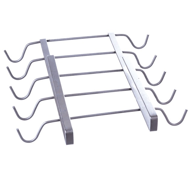 Galileo Βάση κούπας για ράφια και ντουλάπια από σίδερο 28x22x55 εκ. ασημί 5914747