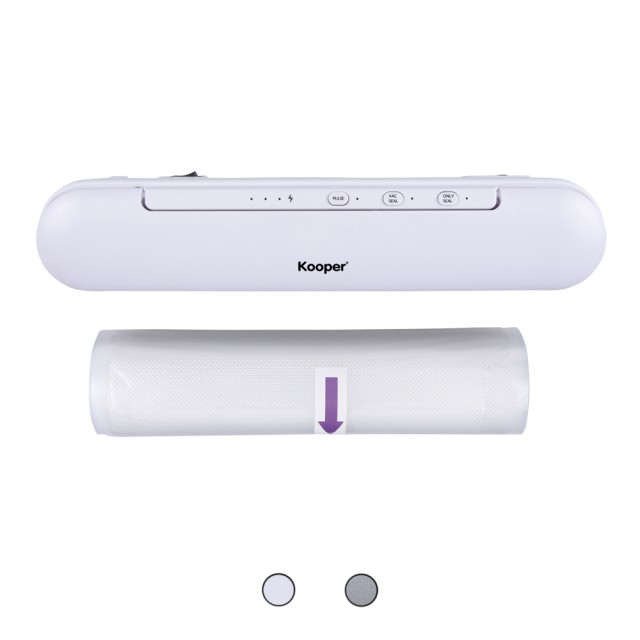 Kooper Επαναφορτιζόμενη σφραγιστική συσκευασία κενού με κόφτη 95W εξωτερικό σωλήνα αναρρόφησης Kooper 5919489 Τυχαία Επιλογή Χρωμάτων