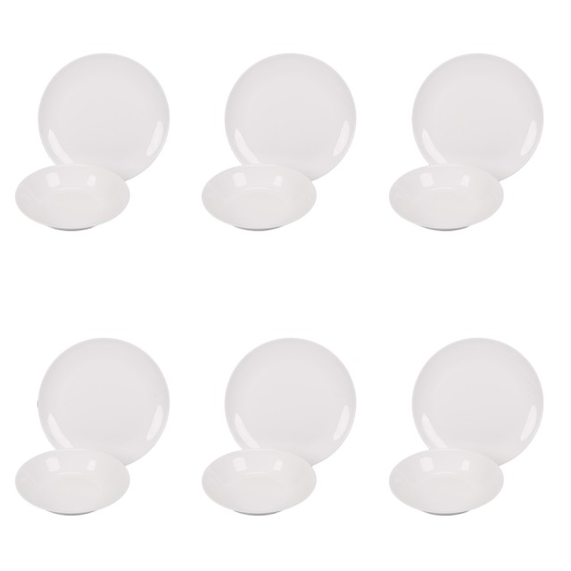 Galileo Σετ πιάτων 12 τεμαχίων από οπαλίνα γυαλί 6 ατόμων Oslo Sibilla 5921570