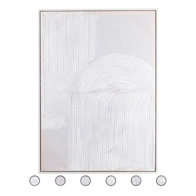 Galileo Λευκή Σίβιλλα Καμβάς με Κορνίζα 50x70 εκ 5920428 Τυχαία Επιλογή Χρωμάτων