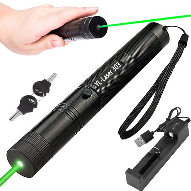 Verk Group Ισχυρός Δείκτης με Ακτίνα Laser Πράσινο 5907451337332