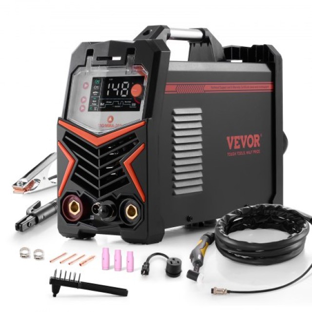 VEVOR Συγκολλητής TIG 3-σε-1 Pulse MMA IGBT Inverter LED TIGHJ205ASHYNKSKKV2