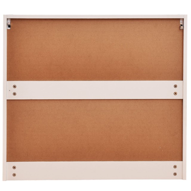 Shally Dogan  Κρεμαστό ντουλάπι κουζίνας με σύστημα αποστράγγισης πιάτων, μινιμαλιστικό ντουλάπι, χρώμα λευκό.  02815099