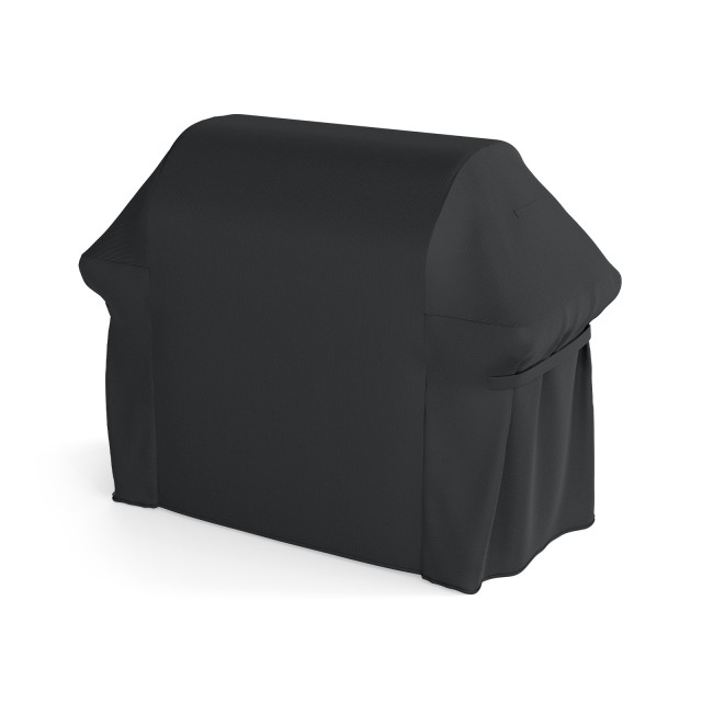 Costway Μαύρο αδιάβροχο κάλυμμα ψησταριάς εξωτερικού χώρου με κορδόνι και κλείσιμο Velcro, 113 x 71 x 151 cm NP13097BK