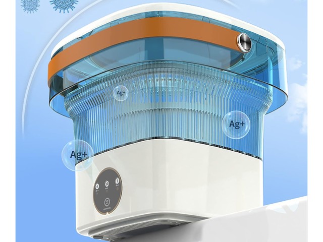 Μίνι Φορητό Πλυντήριο Ρούχων -  Πτυσσόμενο  40W 11L 5907451353868 Verk Group