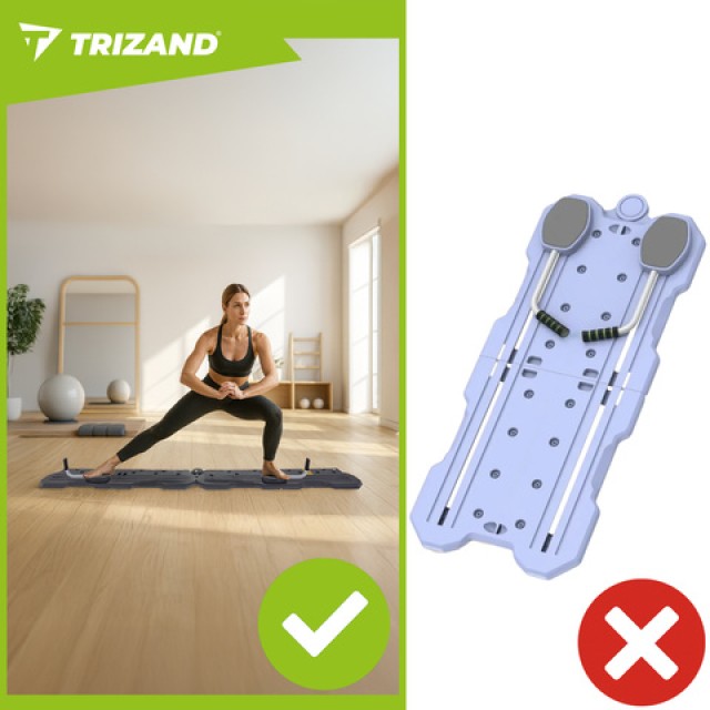 Trizand Πολυλειτουργικός Πίνακας Άσκησης Πιλάτες με Οθόνη LCD και Αξεσουάρ για Εκπαίδευση στο Σπίτι 26343
